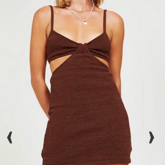 Selling General Pants Brown Knit Dress 